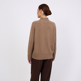 Cashmere Funnel Neck - Nutmeg