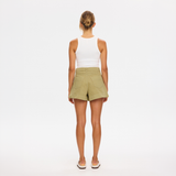 Celene Denim Short - Olive