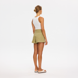 Celene Denim Short - Olive