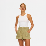 Celene Denim Short - Olive