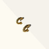 Everyday Twist Hoop - Gold