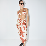 Cotton Sarong - Ruby Floral