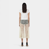 Emanuel Lace Skirt - Butter