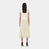Emanuel Lace Skirt - Butter