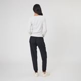 Echo Rib Henley - Silver Marle