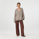 Emmet Cardigan - Chocolate / Cream