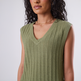 Evergreen Knit Vest