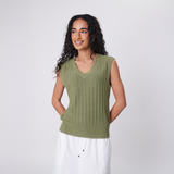Evergreen Knit Vest