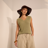 Evergreen Knit Vest