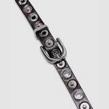 Eyelet Belt - Burnt Coffee
