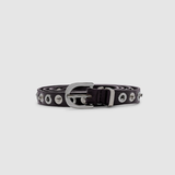 Eyelet Belt - Burnt Coffee