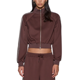 Cropped Zip Trak Top