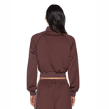 Cropped Zip Trak Top