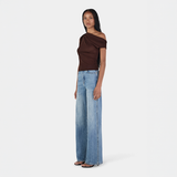 Giselle Twist Top - Chocolate