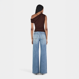 Giselle Twist Top - Chocolate