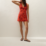 Graciela Mini Dress - Rosso