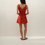 Graciela Mini Dress - Rosso