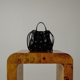 Halle Eyelet Crossbody - Black