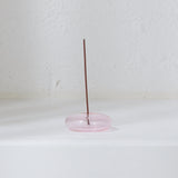 Glass Incense Holder - Pink