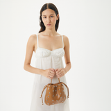 Halle Eyelet Crossbody - Camel