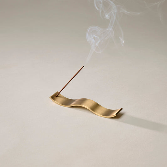 Brass Wave Holder