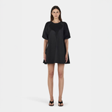 Jemima Taffeta Dress - Black