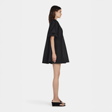 Jemima Taffeta Dress - Black
