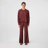 Josie Sweater - Merlot / Pecan