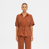 Juna Shirt - Burnt Orange
