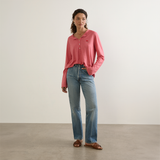 Kirby Henley Tee - Desert Rose