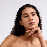 Everyday Fine Mini Hoop - Silver