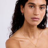 Everyday Delicate T-bar Necklace - Gold