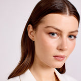 Lucia - Delicate Chain and Pearl Earrings