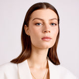 Lucia - Delicate Chain and Pearl Earrings