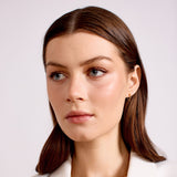 Lucia - Delicate Chain and Pearl Earrings
