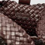 Luca Woven Crossbody - Chocolate