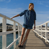 Laguna Printed Denim Short