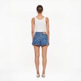 Laguna Printed Denim Short