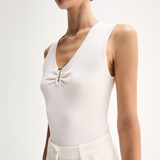 Lindsay Knit Top - White