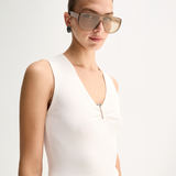 Lindsay Knit Top - White