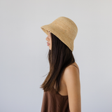 Little Brim Raffia Hat