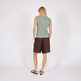 Lume Knit Vest - Sage