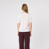 Encore Knit Tee - Ivory
