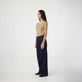 Mia Mid Rise Wide Jean - Nights