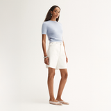 Mochi Knit Tee  - Pale Blue