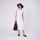 Mykonos Wide Brim Hat - Chocolate