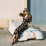 Myles Midi Dress - Charcoal