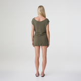 Nora Top - Smokey Olive