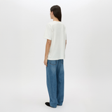 Karine Graphic Tee - Soft White / Red