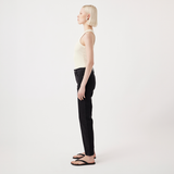 Elise Mid Straight Jean - Black